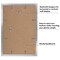 Americanflat Picture Frame Set with Mat - Set of 5 - Photo Frame Set of Five for Wall Display - Plexiglass Cover - Hanging Hardware